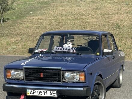 Синий ВАЗ 2107, объемом двигателя 1.5 л и пробегом 183 тыс. км за 1405 $, фото 1 на Automoto.ua