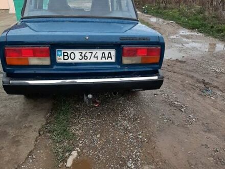 Синий ВАЗ 2107, объемом двигателя 1.45 л и пробегом 150 тыс. км за 950 $, фото 1 на Automoto.ua