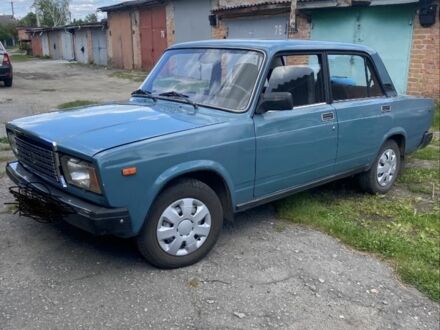 Синий ВАЗ 2107, объемом двигателя 1.5 л и пробегом 44 тыс. км за 1800 $, фото 1 на Automoto.ua