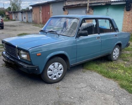 Синий ВАЗ 2107, объемом двигателя 1.5 л и пробегом 44 тыс. км за 1800 $, фото 1 на Automoto.ua