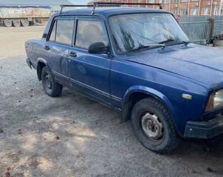 Синий ВАЗ 2107, объемом двигателя 1.5 л и пробегом 250 тыс. км за 550 $, фото 1 на Automoto.ua