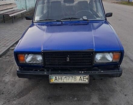 Синий ВАЗ 2107, объемом двигателя 0 л и пробегом 127 тыс. км за 610 $, фото 1 на Automoto.ua