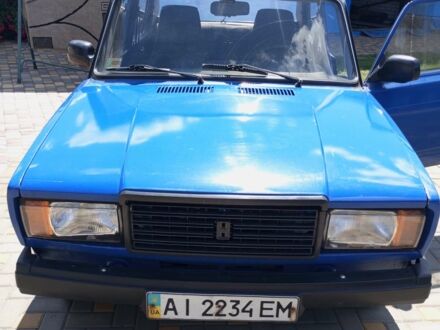 Синий ВАЗ 2107, объемом двигателя 1.45 л и пробегом 267 тыс. км за 800 $, фото 1 на Automoto.ua