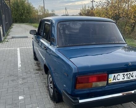 Синій ВАЗ 2107, об'ємом двигуна 1.3 л та пробігом 52 тис. км за 1050 $, фото 1 на Automoto.ua