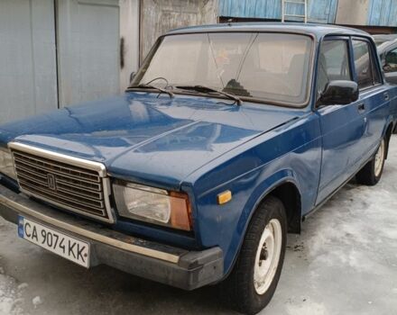 Синий ВАЗ 2107, объемом двигателя 1.5 л и пробегом 57 тыс. км за 632 $, фото 1 на Automoto.ua