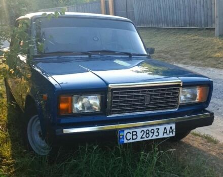 Синий ВАЗ 2107, объемом двигателя 6 л и пробегом 31 тыс. км за 1351 $, фото 1 на Automoto.ua