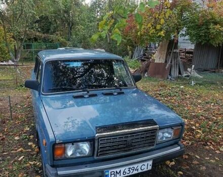 Синий ВАЗ 2107, объемом двигателя 1.45 л и пробегом 66 тыс. км за 1450 $, фото 1 на Automoto.ua