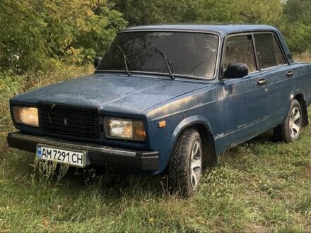 Синій ВАЗ 2107, об'ємом двигуна 1.5 л та пробігом 70 тис. км за 494 $, фото 1 на Automoto.ua