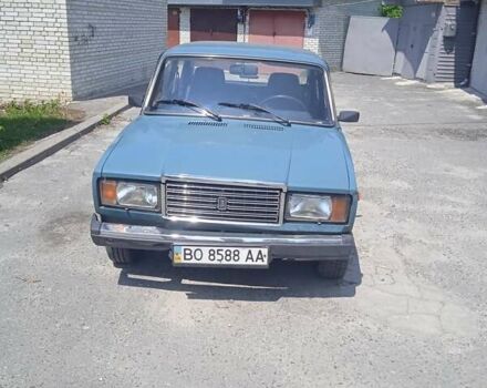 Синій ВАЗ 2107, об'ємом двигуна 1.5 л та пробігом 107 тис. км за 1600 $, фото 1 на Automoto.ua