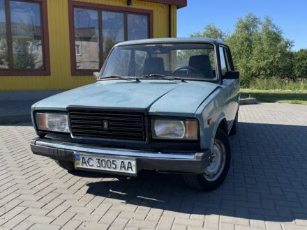 Синий ВАЗ 2107, объемом двигателя 1.5 л и пробегом 70 тыс. км за 625 $, фото 1 на Automoto.ua
