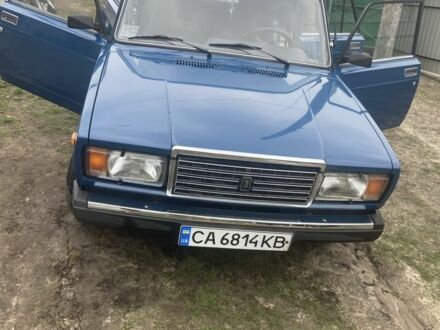 Синий ВАЗ 2107, объемом двигателя 1.5 л и пробегом 98 тыс. км за 1800 $, фото 1 на Automoto.ua