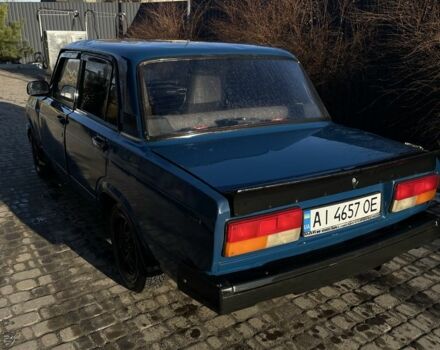 Синій ВАЗ 2107, об'ємом двигуна 1.5 л та пробігом 74 тис. км за 367 $, фото 1 на Automoto.ua