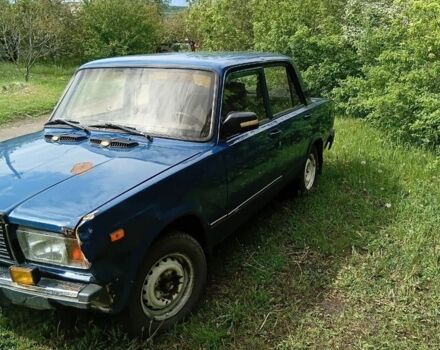Синий ВАЗ 2107, объемом двигателя 1.5 л и пробегом 1 тыс. км за 800 $, фото 1 на Automoto.ua