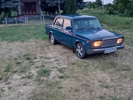 Синий ВАЗ 2107, объемом двигателя 1.5 л и пробегом 140 тыс. км за 853 $, фото 1 на Automoto.ua