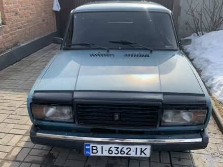 Синій ВАЗ 2107, об'ємом двигуна 1.5 л та пробігом 85 тис. км за 2100 $, фото 1 на Automoto.ua