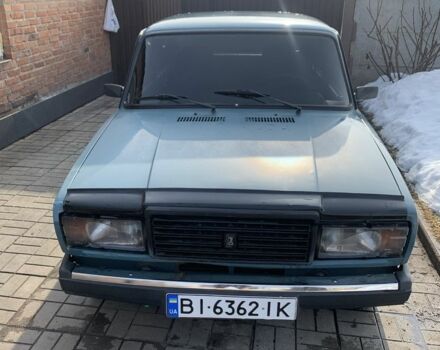 Синий ВАЗ 2107, объемом двигателя 1.5 л и пробегом 85 тыс. км за 2100 $, фото 1 на Automoto.ua