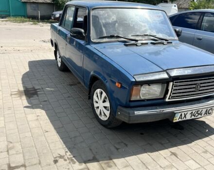 Синий ВАЗ 2107, объемом двигателя 1.5 л и пробегом 2 тыс. км за 695 $, фото 1 на Automoto.ua