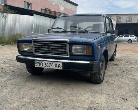 Синий ВАЗ 2107, объемом двигателя 1.5 л и пробегом 150 тыс. км за 850 $, фото 1 на Automoto.ua