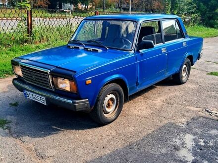 Синій ВАЗ 2107, об'ємом двигуна 1.5 л та пробігом 220 тис. км за 450 $, фото 1 на Automoto.ua