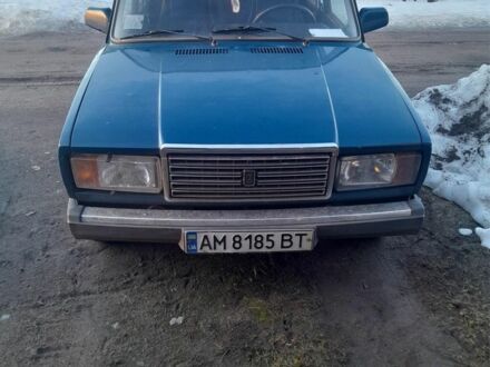 Синій ВАЗ 2107, об'ємом двигуна 1.5 л та пробігом 67 тис. км за 1500 $, фото 1 на Automoto.ua