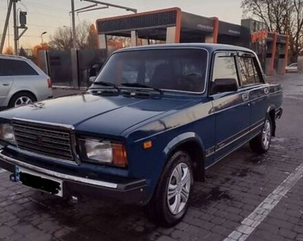Синий ВАЗ 2107, объемом двигателя 1.5 л и пробегом 70 тыс. км за 1500 $, фото 1 на Automoto.ua