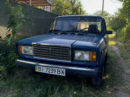 Синий ВАЗ 2107, объемом двигателя 1.45 л и пробегом 135 тыс. км за 1800 $, фото 1 на Automoto.ua