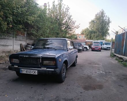 Синий ВАЗ 2107, объемом двигателя 1.5 л и пробегом 300 тыс. км за 900 $, фото 1 на Automoto.ua