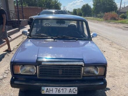ВАЗ 2107 2004 в Краматорске на Automoto.ua Синий ВАЗ 2107, объемом двигателя 1.5 л и пробегом 75 тыс. км за 603 $, фото 1 на Automoto.ua