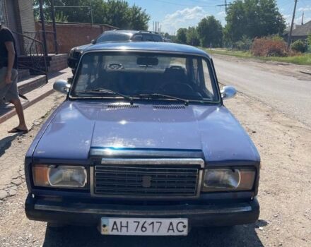 Синий ВАЗ 2107, объемом двигателя 1.5 л и пробегом 75 тыс. км за 603 $, фото 1 на Automoto.ua