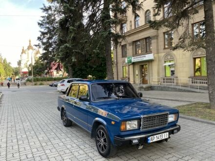 Синий ВАЗ 2107, объемом двигателя 1.5 л и пробегом 100 тыс. км за 1550 $, фото 1 на Automoto.ua