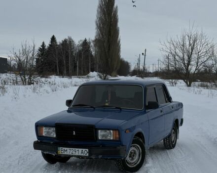 Синий ВАЗ 2107, объемом двигателя 1.5 л и пробегом 100 тыс. км за 1300 $, фото 1 на Automoto.ua