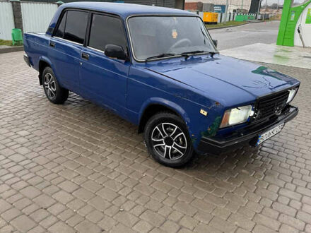 Синий ВАЗ 2107, объемом двигателя 1.5 л и пробегом 96 тыс. км за 700 $, фото 1 на Automoto.ua