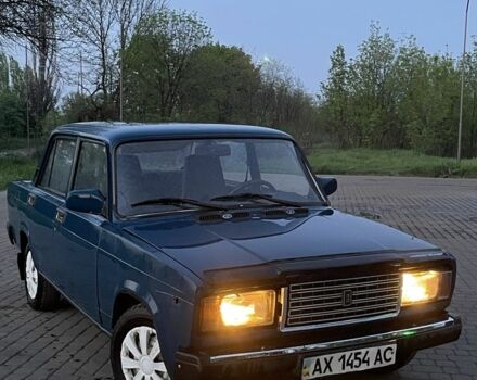Синий ВАЗ 2107, объемом двигателя 1.3 л и пробегом 100 тыс. км за 1030 $, фото 1 на Automoto.ua