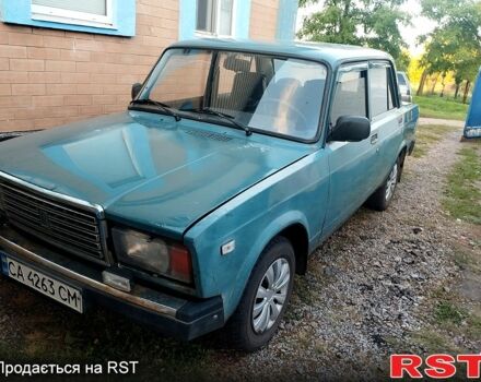 Синій ВАЗ 2107, об'ємом двигуна 1.5 л та пробігом 100 тис. км за 580 $, фото 1 на Automoto.ua