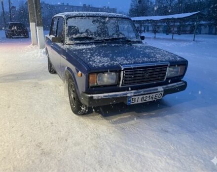 Синій ВАЗ 2107, об'ємом двигуна 1.5 л та пробігом 54 тис. км за 1211 $, фото 1 на Automoto.ua