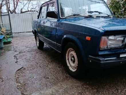 Синий ВАЗ 2107, объемом двигателя 1.5 л и пробегом 2 тыс. км за 1300 $, фото 1 на Automoto.ua