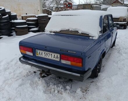 Синий ВАЗ 2107, объемом двигателя 1.5 л и пробегом 58 тыс. км за 899 $, фото 1 на Automoto.ua