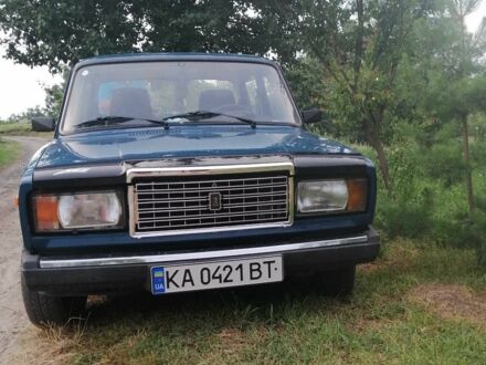 Синий ВАЗ 2107, объемом двигателя 1.5 л и пробегом 150 тыс. км за 2000 $, фото 1 на Automoto.ua