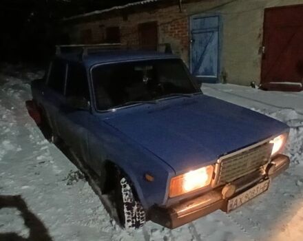 Синий ВАЗ 2107, объемом двигателя 1.5 л и пробегом 350 тыс. км за 903 $, фото 1 на Automoto.ua