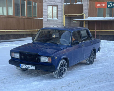 Синий ВАЗ 2107, объемом двигателя 1.45 л и пробегом 195 тыс. км за 750 $, фото 1 на Automoto.ua