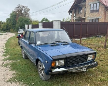 Синий ВАЗ 2107, объемом двигателя 1.5 л и пробегом 100 тыс. км за 300 $, фото 1 на Automoto.ua