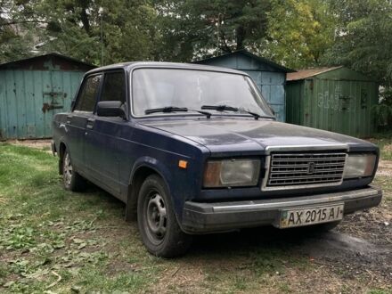 Синій ВАЗ 2107, об'ємом двигуна 1.5 л та пробігом 117 тис. км за 1150 $, фото 1 на Automoto.ua