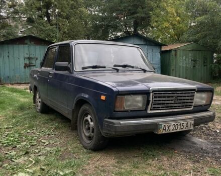 Синий ВАЗ 2107, объемом двигателя 1.5 л и пробегом 117 тыс. км за 1150 $, фото 1 на Automoto.ua
