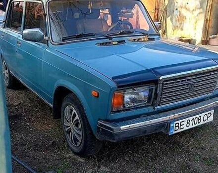 Синий ВАЗ 2107, объемом двигателя 1.5 л и пробегом 107 тыс. км за 1200 $, фото 1 на Automoto.ua
