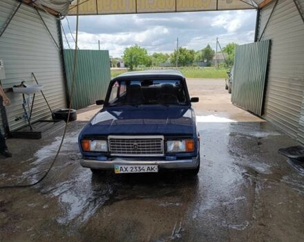 Синий ВАЗ 2107, объемом двигателя 1.5 л и пробегом 120 тыс. км за 750 $, фото 1 на Automoto.ua