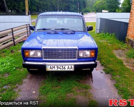 Синий ВАЗ 2107, объемом двигателя 1.5 л и пробегом 115 тыс. км за 650 $, фото 1 на Automoto.ua