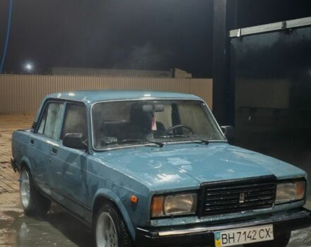 Синий ВАЗ 2107, объемом двигателя 1.6 л и пробегом 200 тыс. км за 1150 $, фото 1 на Automoto.ua