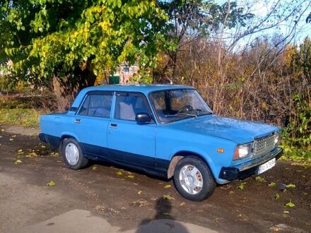 Синий ВАЗ 2107, объемом двигателя 1.5 л и пробегом 0 тыс. км за 650 $, фото 1 на Automoto.ua