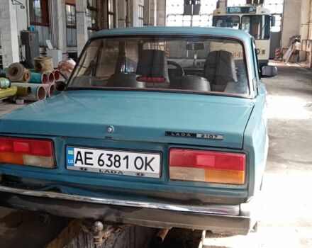 Синий ВАЗ 2107, объемом двигателя 1 л и пробегом 435 тыс. км за 966 $, фото 1 на Automoto.ua