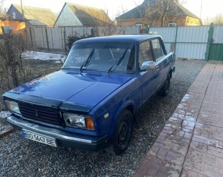 Синій ВАЗ 2107, об'ємом двигуна 1.5 л та пробігом 3 тис. км за 497 $, фото 1 на Automoto.ua